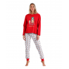 Pijama GORJUSS Navideño Mujer Invierno Rojo