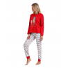 Pijama GORJUSS Navideño Mujer Invierno Rojo