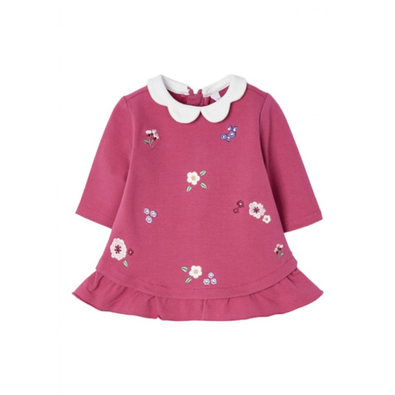 Baby Stickerei Seide Kleid MAYORAL Grosella