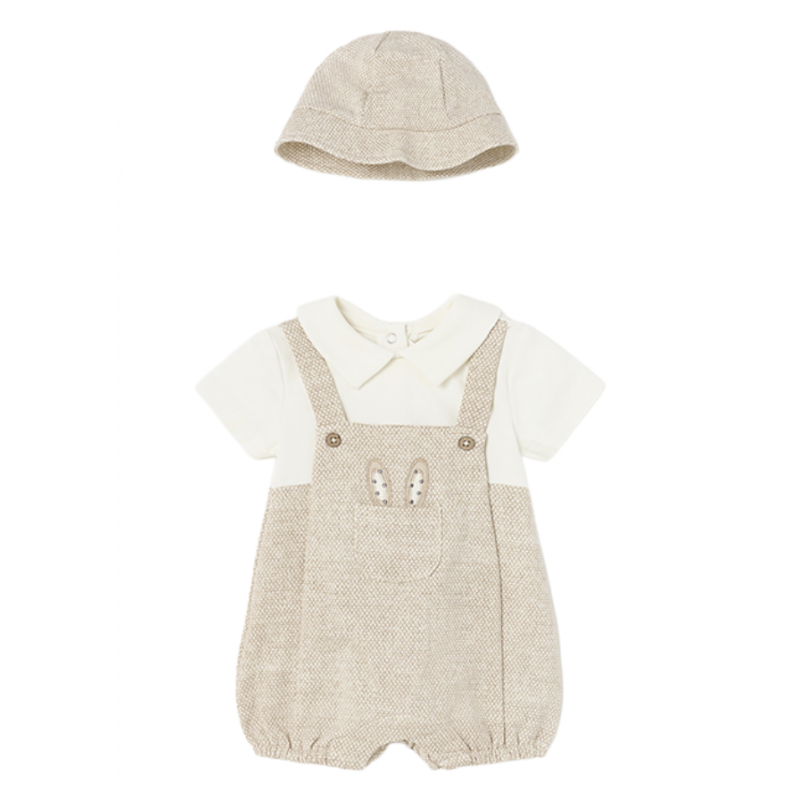 Peille péton coton avec gorge pour bébé Color Beige