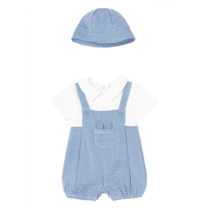 Peau de coton avec gorge pour bébé Color Royal