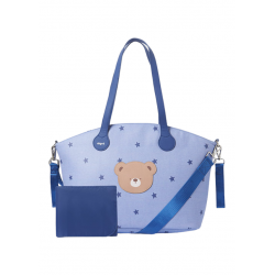 Bolsa com estampa de estrelas para bebê Cor Azul