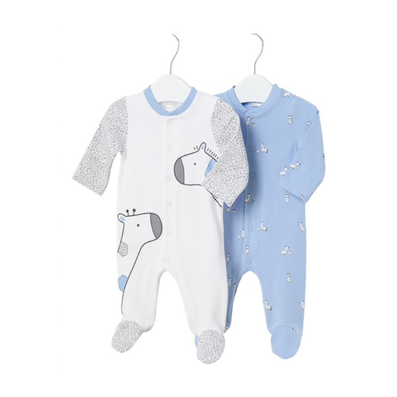 Pack 2 pijama MAYORAL Pour bébé Color Light Blue