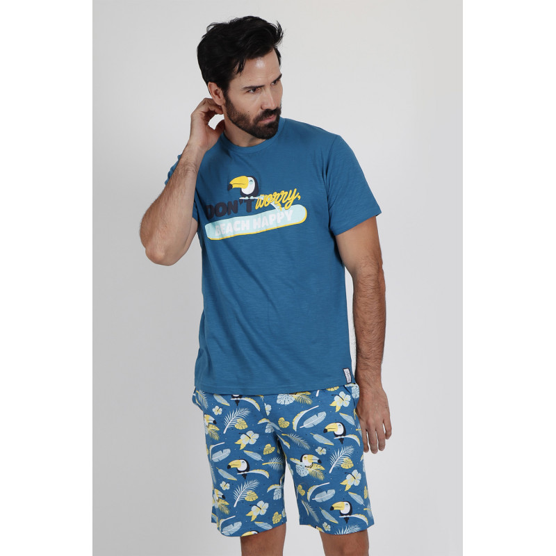 Pijama Curto Masculino MR MARAVILHOSO TUCAN