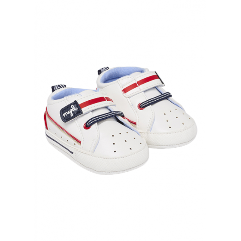 Deportiva con doble velcro MAYORAL Bebé Color Blanco