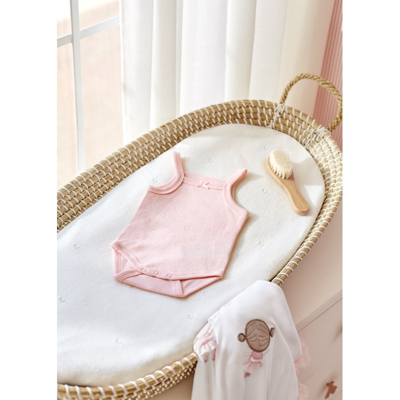 Body tirantes de algodón MAYORAL Bebé Rosa