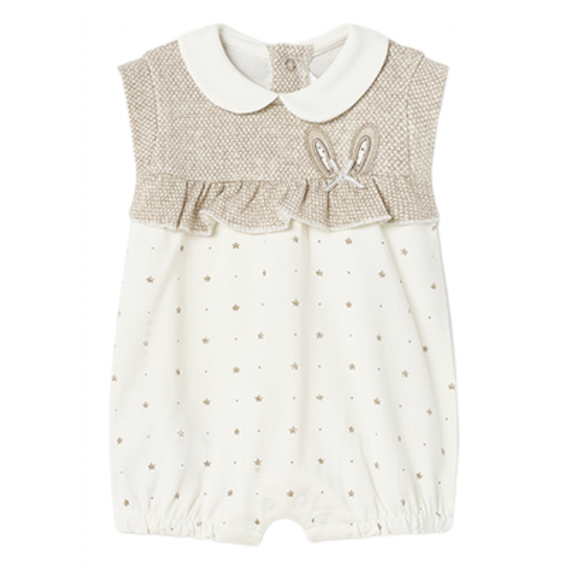 MAYORA Pyjama mit Kragen für Baby Farbe Beige