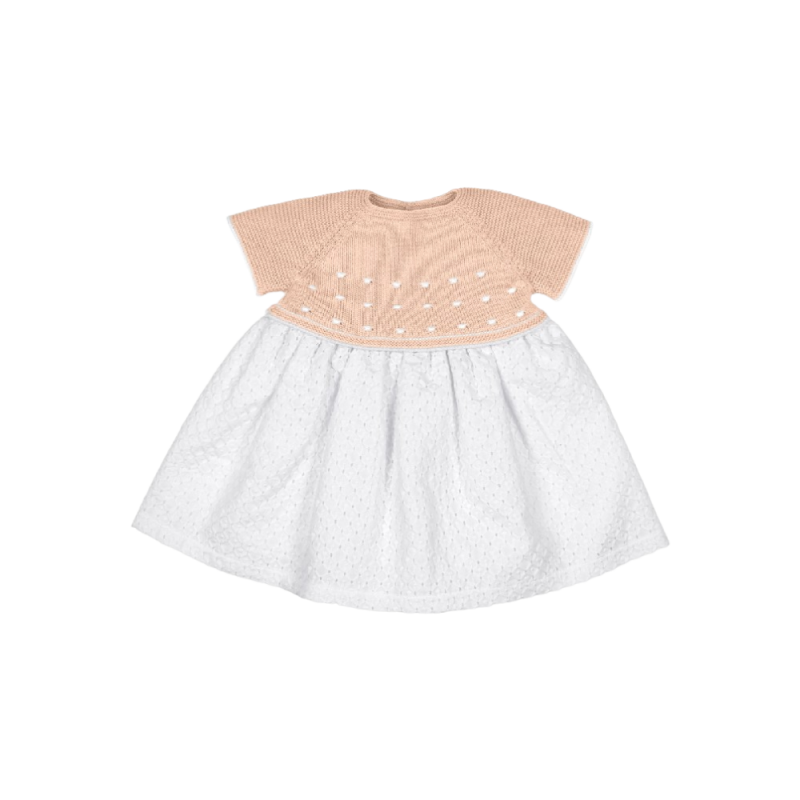 Robe en Tricot MAC ILUSION Baby Couleur Tangerine