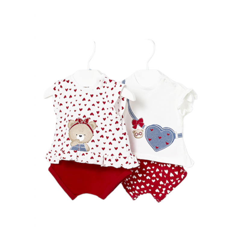 Set 4 pezzi MAYORAL per Bambino Rosso