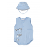 Pelele con gorro MAYORAL para Bebé Color Light Blue