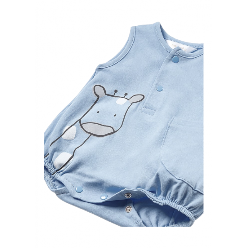 Pelele con gorro MAYORAL para Bebé Color Light Blue