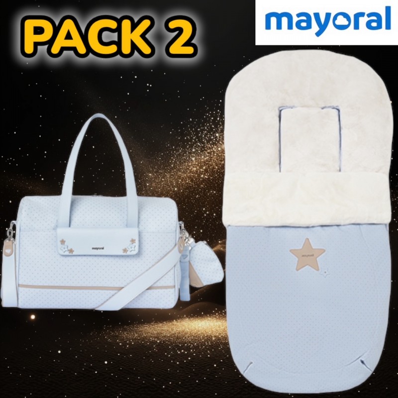 Pacco 2 MAYORAL- Borsa + Borsa Sedile Passeggiata Luna Nube