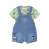Peto vaquero y camiseta MAYORAL Bebé Color Pasto