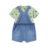 Peto vaquero y camiseta MAYORAL Bebé Color Pasto