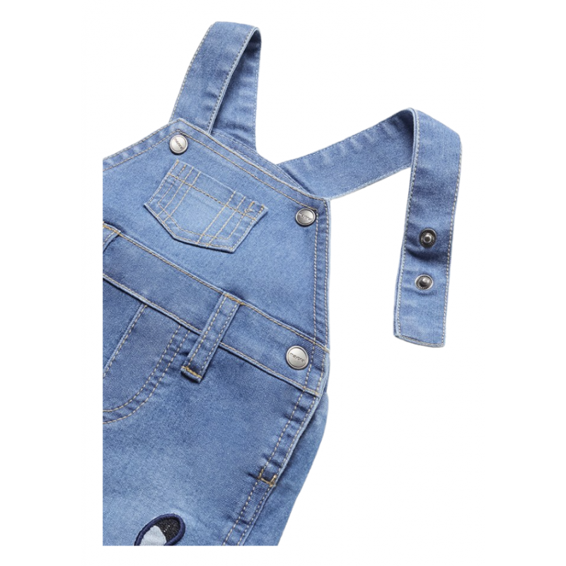 Peto vaquero y camiseta MAYORAL Bebé Color Pasto