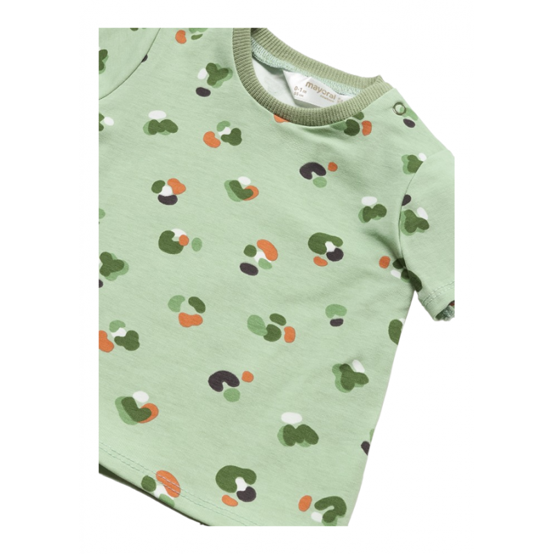 Peto vaquero y camiseta MAYORAL Bebé Color Pasto