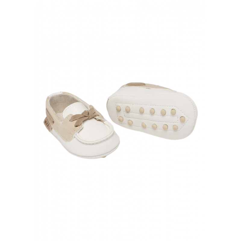 Moccasins MAYORAL for newborn Raw colour