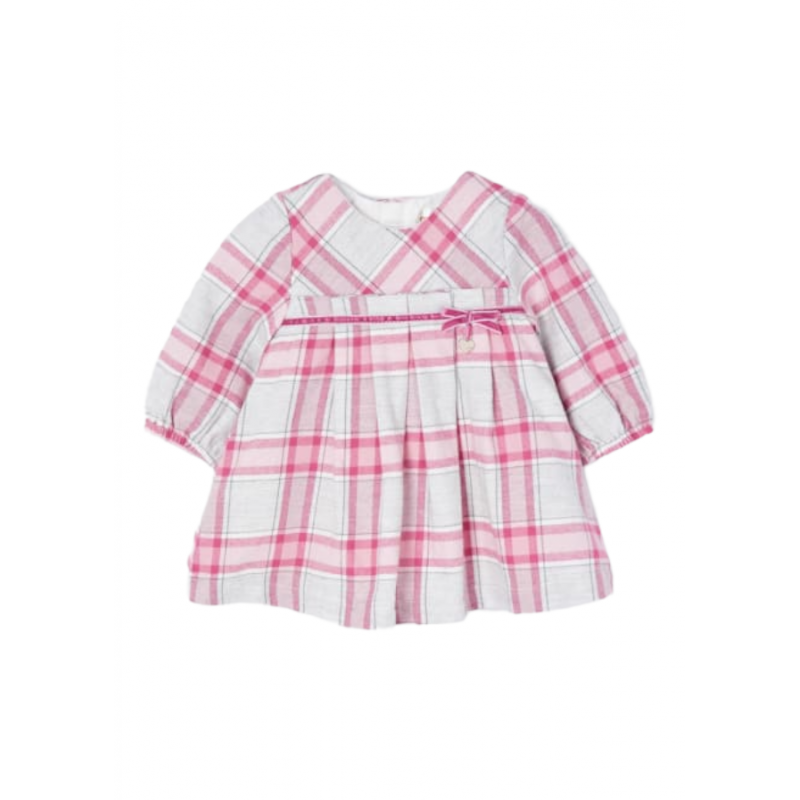 Vestito di quadri MAYORAL per Baby Color Rosee