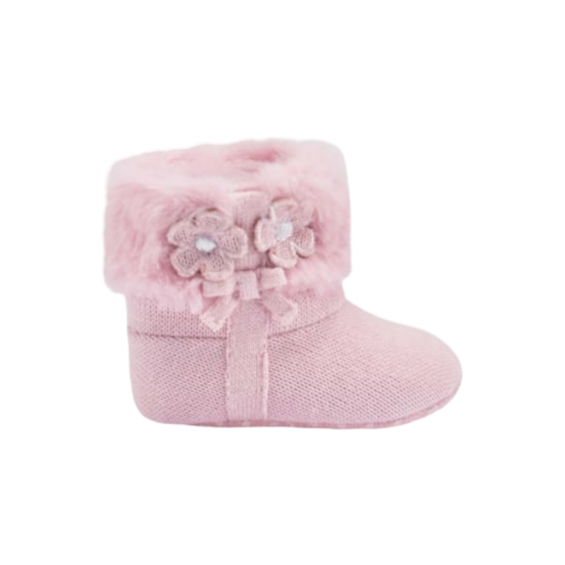 Botas de pelo MAYORAL para recién nacida Color Rosa
