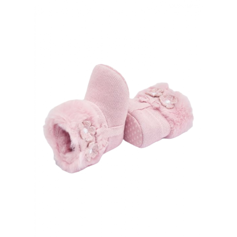 Botas de pelo MAYORAL para recién nacida Color Rosa