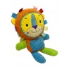 Peluche Sonajero León para Bebé Color Naranja