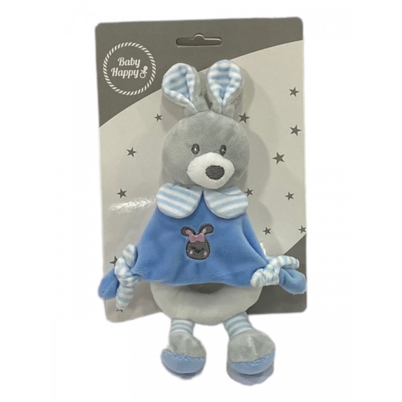 Baby Bunny Hochet Poupée Couleur Bleue