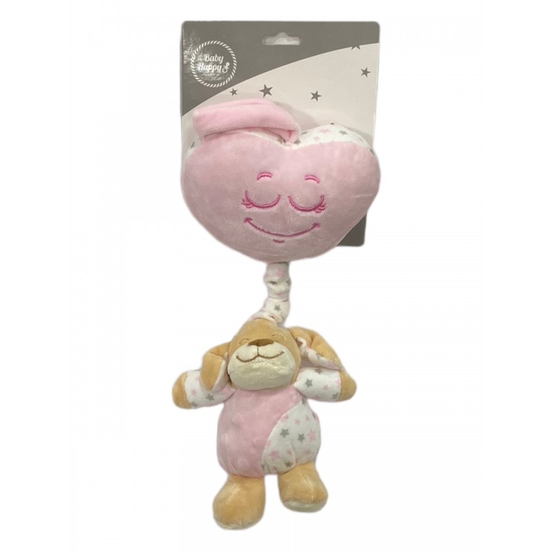 Cucciolo di bambola musicale per colore rosa baby