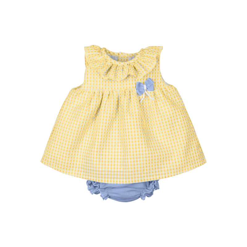 Vestido com Culotte para Bebê MAC ILUSION Color Popcorn