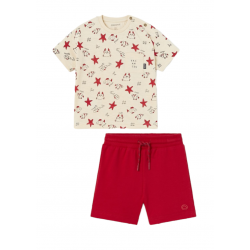 T-shirt e pantaloni MAYORAL bambino colore rosso