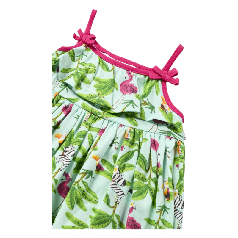 Vestido estampado tropical MAYORAL Bebé Agua