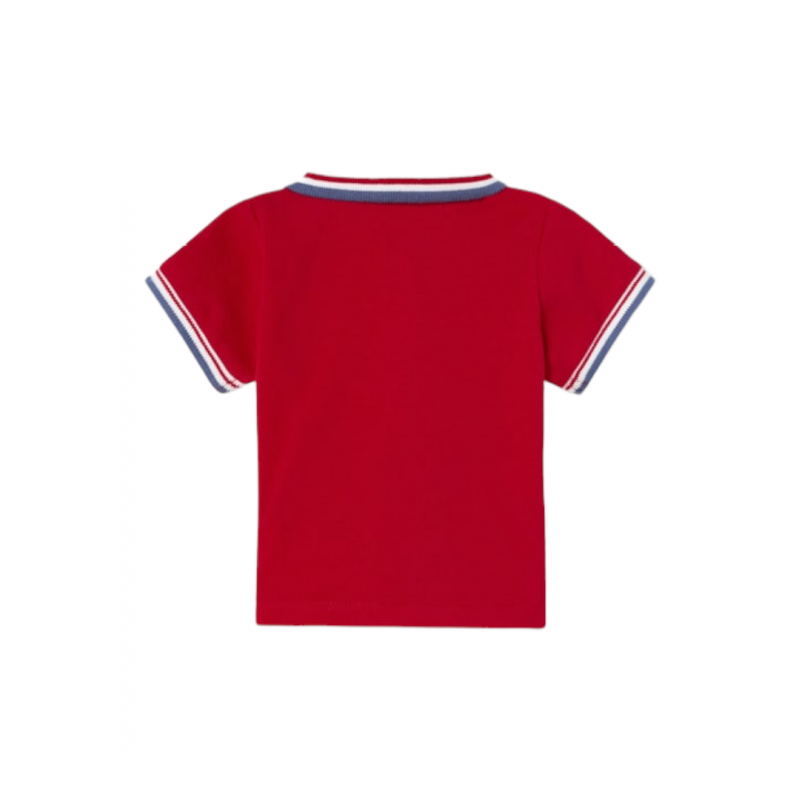 Polo y Pantalón Estampado MAYORAL Bebé Color Rojo