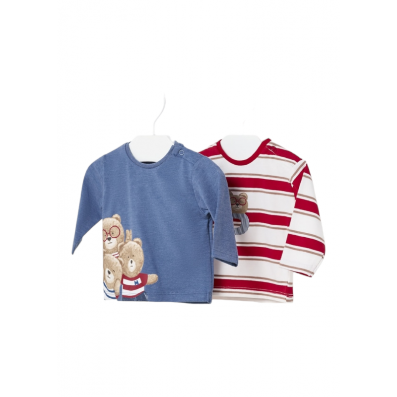 Set 2 langarmige T-Shirts aus Cotton MAYORAL