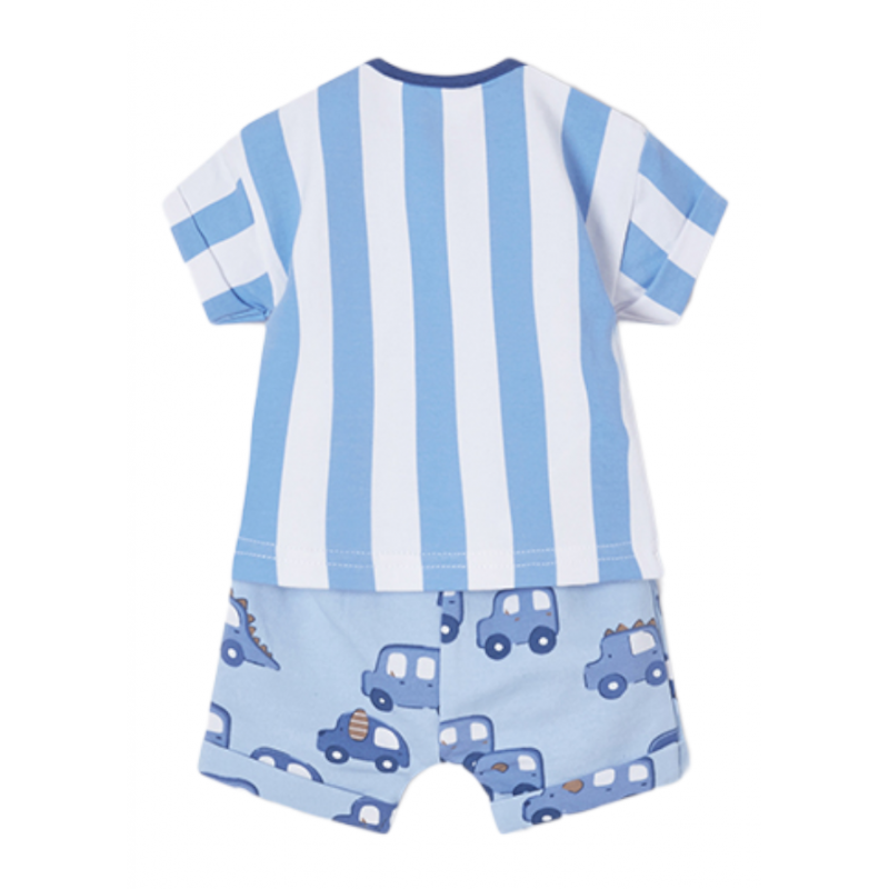 Conjunto 4 piezas punto recién nacido niño