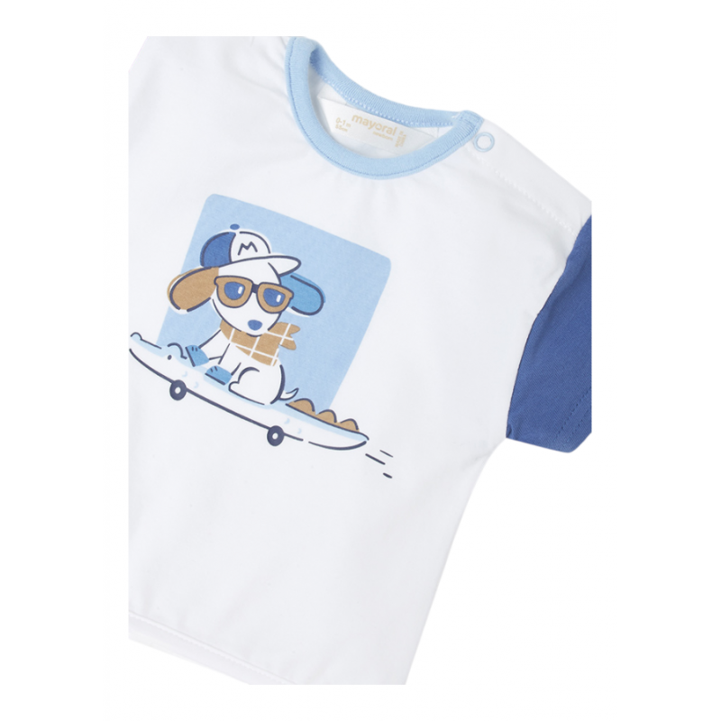 Conjunto 4 piezas punto recién nacido niño