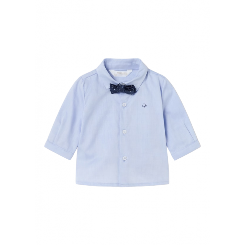 Camisa, Pajarita y Pantalón Vestir MAYORAL Color Celeste