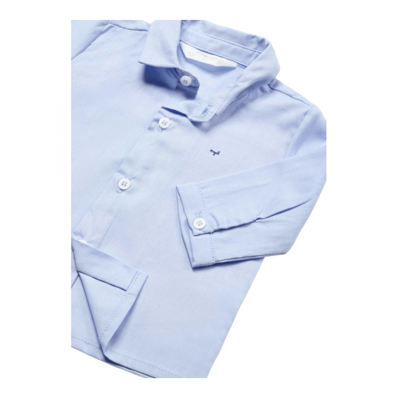 Camisa, Pajarita y Pantalón Vestir MAYORAL Color Celeste