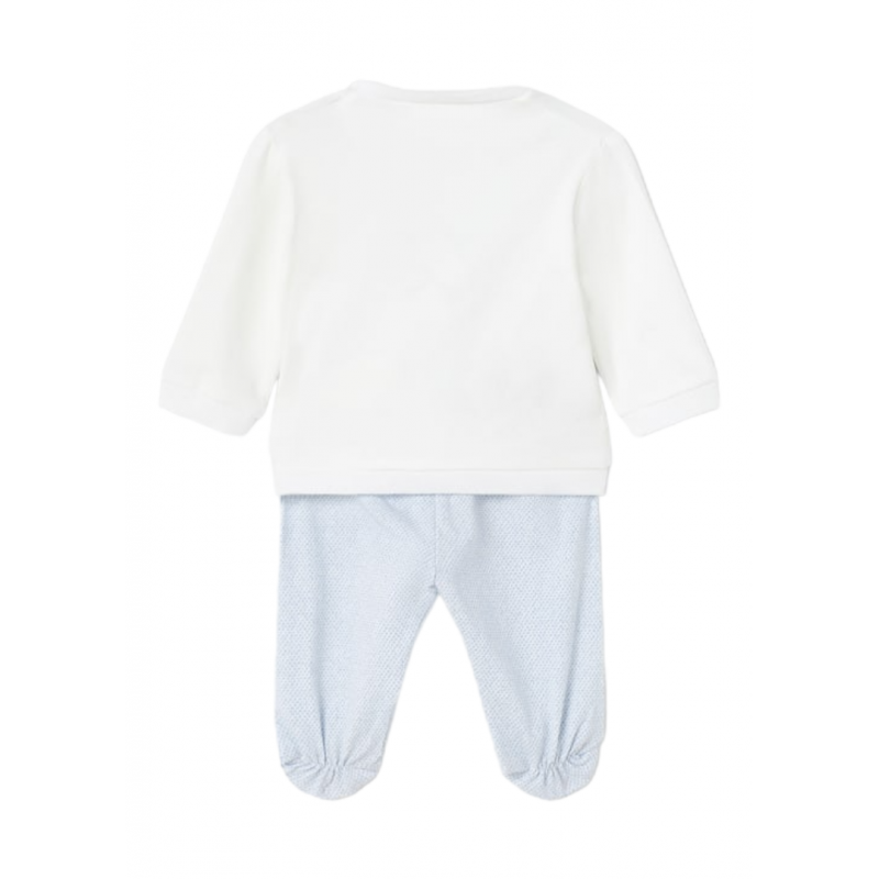 Conjunto 2 piezas de algodón MAYORAL Bebé Color Cielo