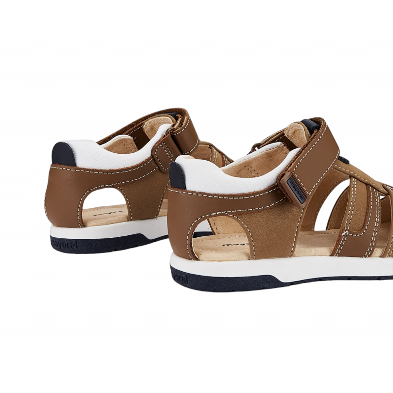 Sandalias MAYORAL cangrejera polipiel Niño Camel