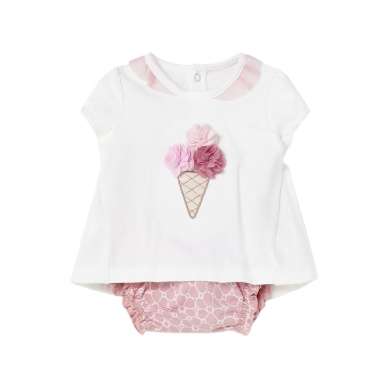 Set 4 piezas de algodón MAYORAL para Bebé Color Colorete