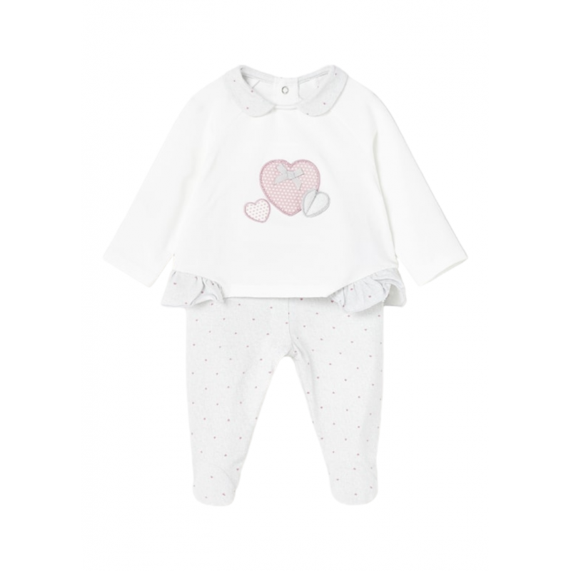 Ensemble 2 pièces de coton MAYORAL pour Bébé Couleur Lune