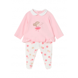 Conjunto 2 piezas de algodón MAYORAL para Bebé Color Rosa Baby