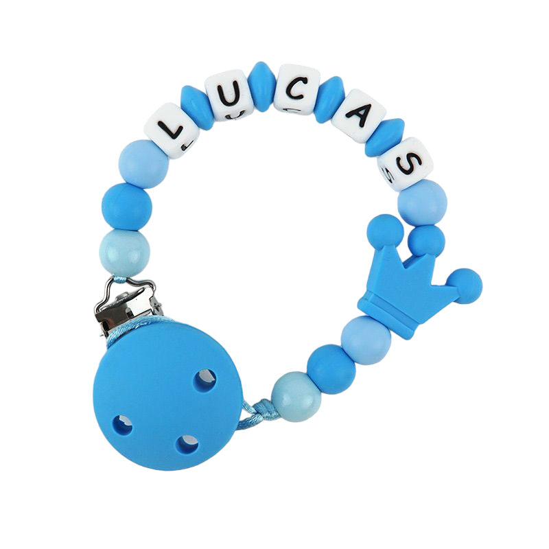 Silicone Chain Custom Blue Tones Crown