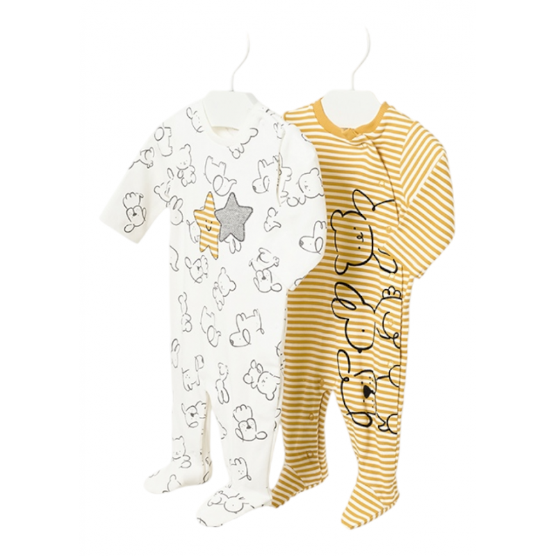 Deux ensembles de pyjamas longs MAYORAL Couleur Honey