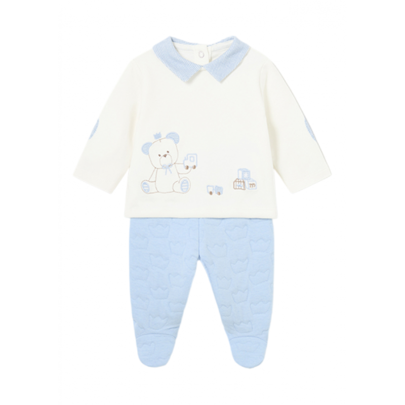 Set Polina Dolcetto Bambino MAYORAL Colore Cielo