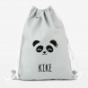 Petate Medium Lona Panda personalizado GRIS