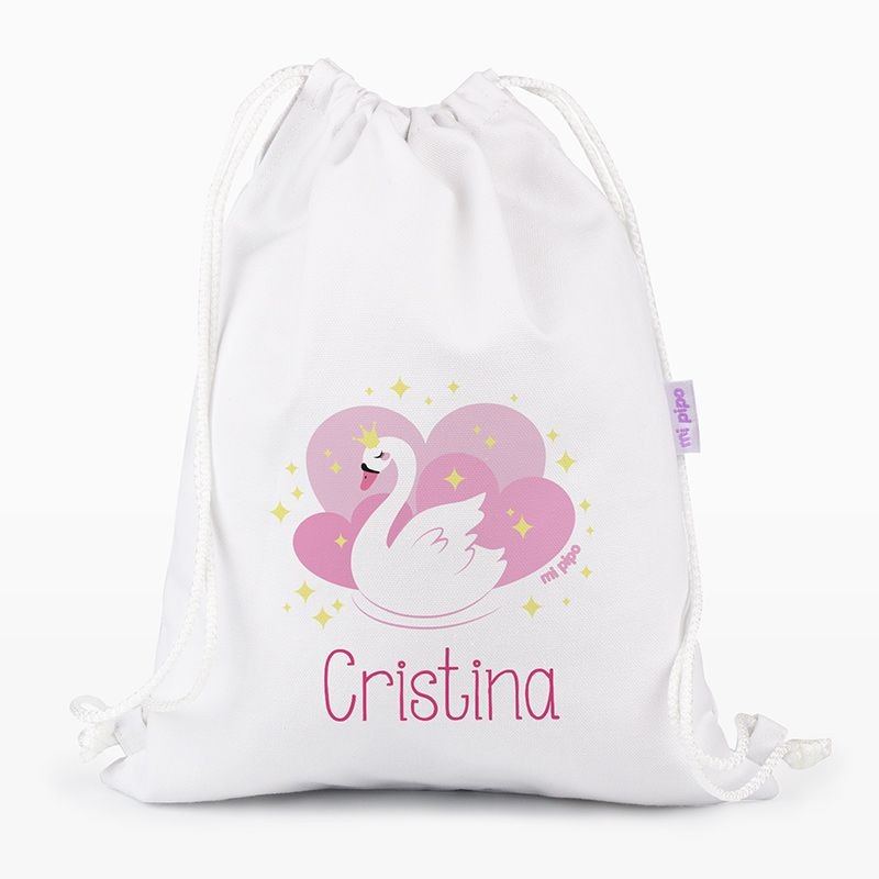 Petate Medium Lona Cisne personalizado BLANCO