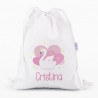 Petate Medium Lona Cisne personalizado BLANCO