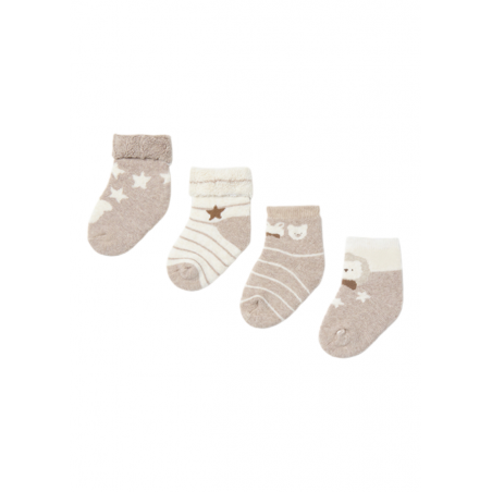 Set 4 calcetines recién nacido:MAYORAL