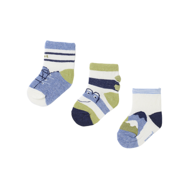 Ensemble 3 chaussettes bébé MAYORAL Couleur Tortue