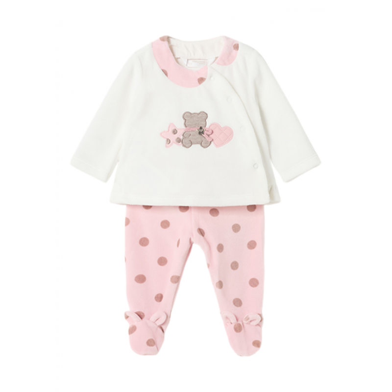 Set Polaina Topos Bambino MAYORAL Rosa